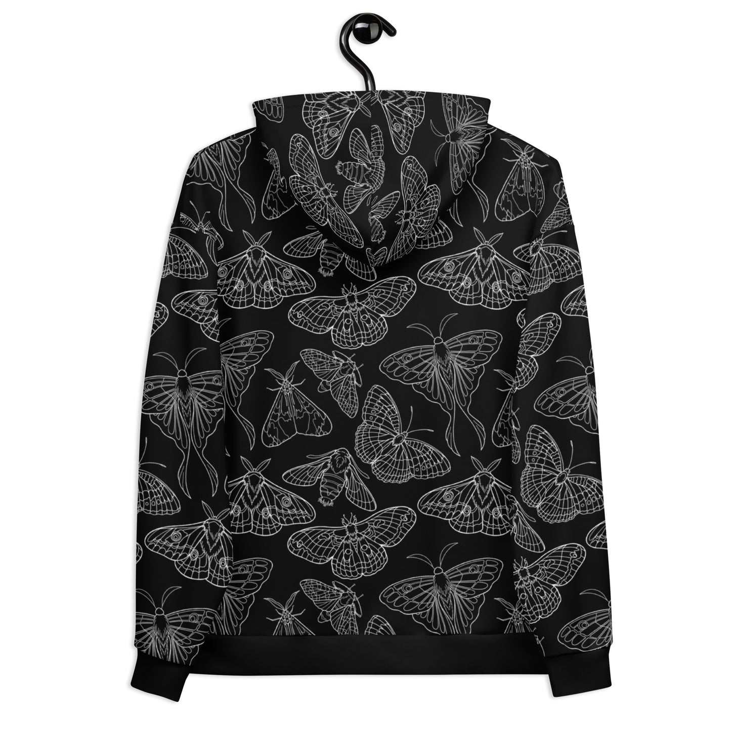 Moth All Over Print Unisex Hoodie