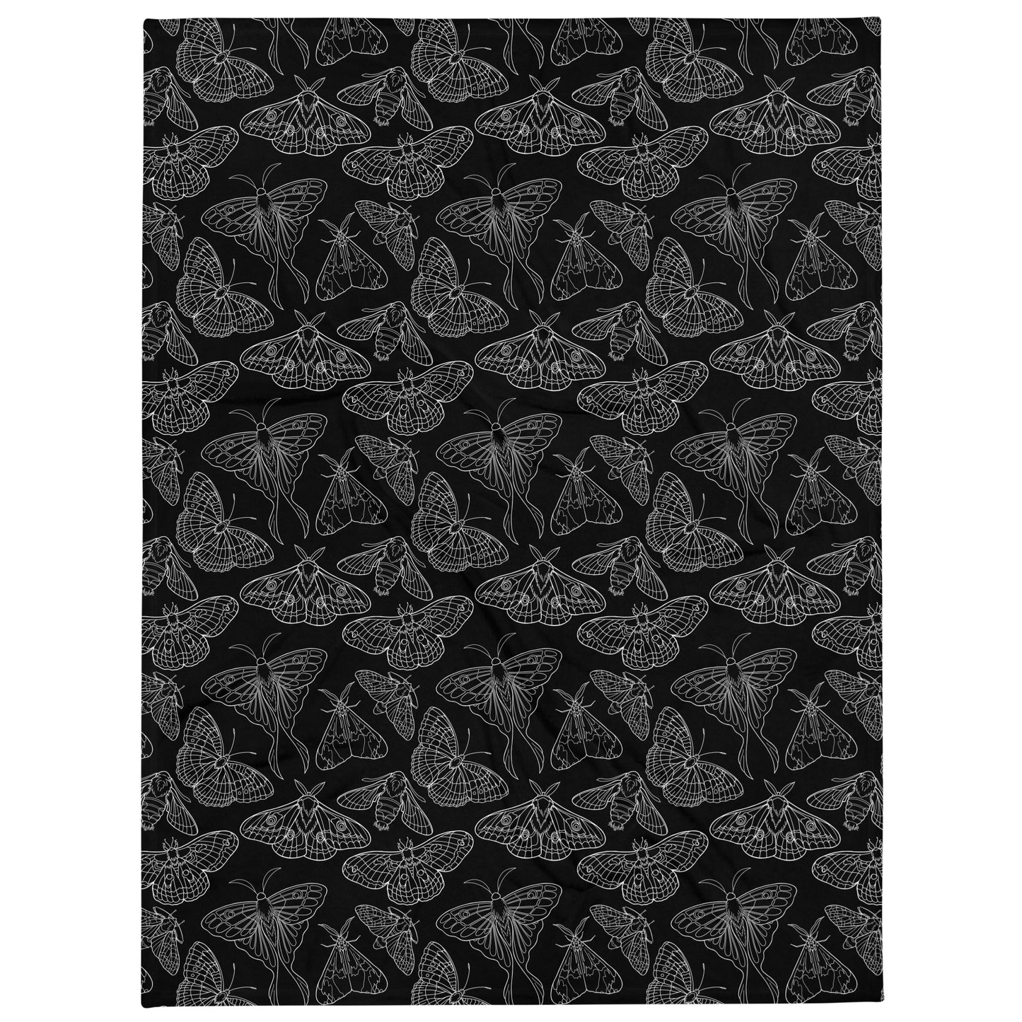 Moth Throw Blanket