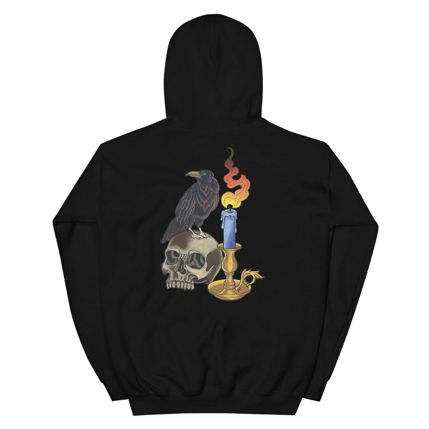 Skull and Raven Unisex Hoodie