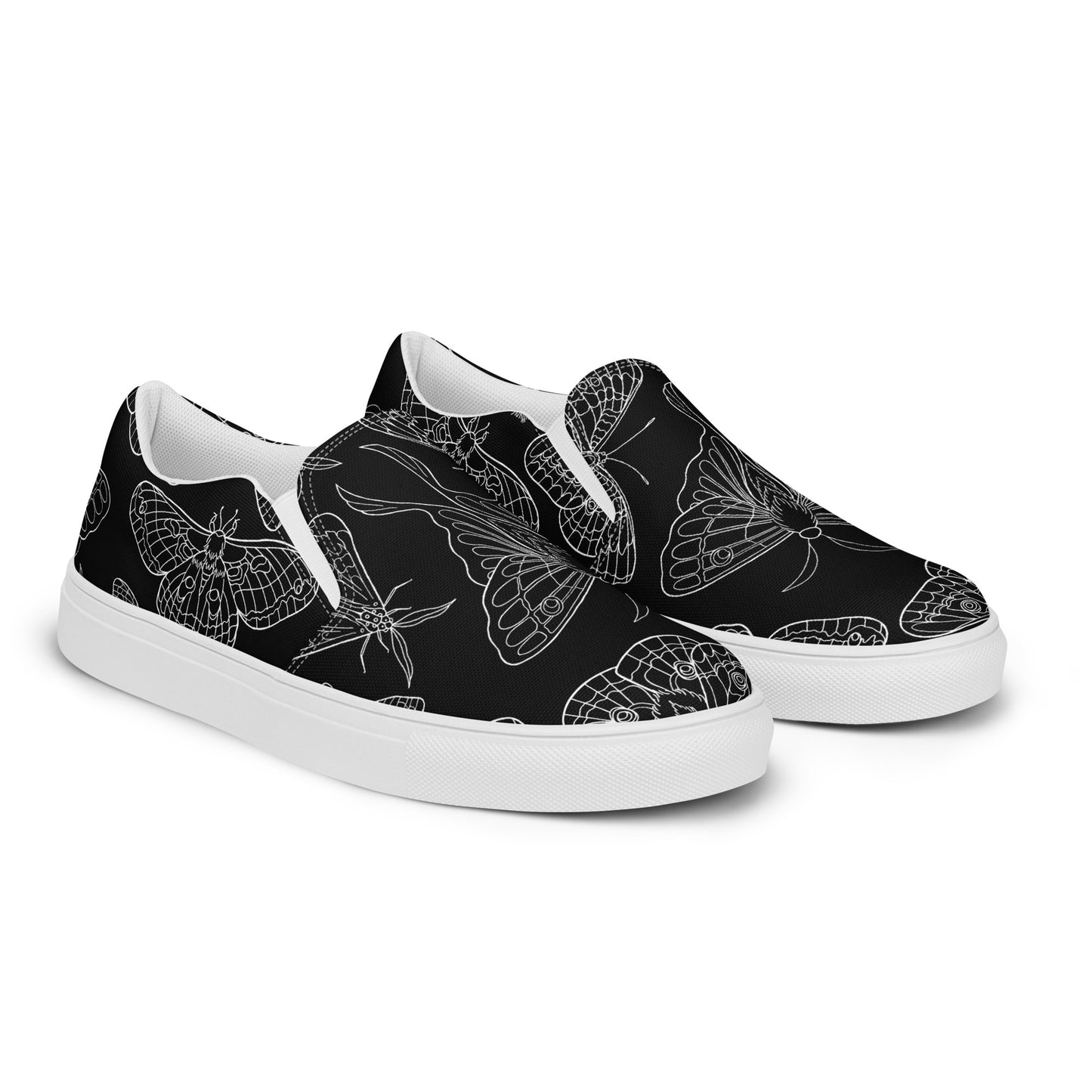 Moth Women’s Slip-On Canvas Shoes