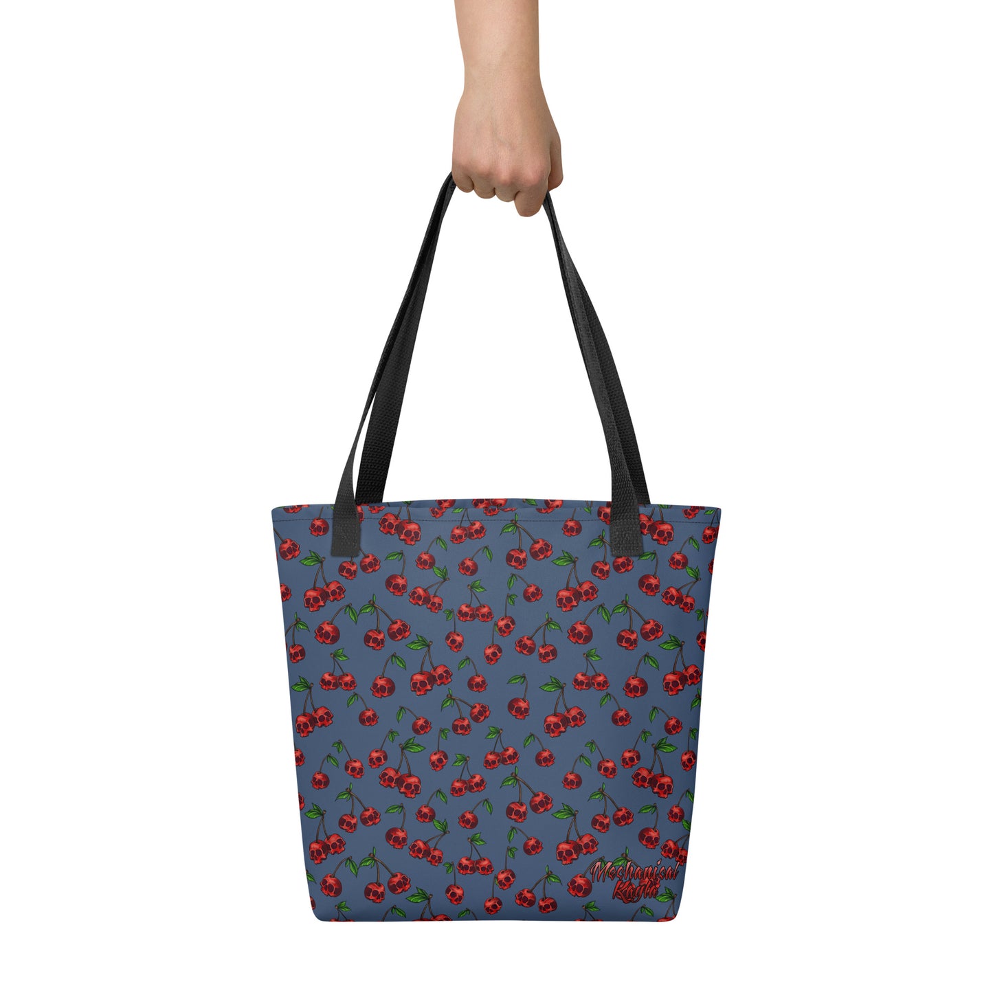 Skull Cherries Tote Bag