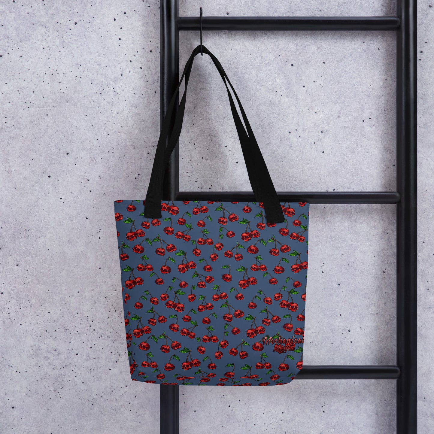 Skull Cherries Tote Bag