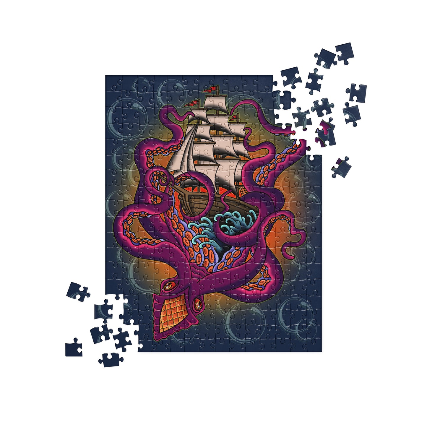 Ship and Kraken Jigsaw puzzle